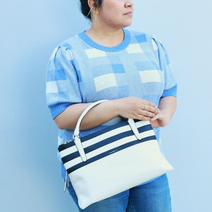 NWT Coach LIMITED EDITION Borough Two Way Satchel Tote Nautical 595+