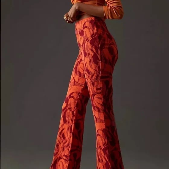 NWT Anthropologie The Joni Flare Women Pants- Small