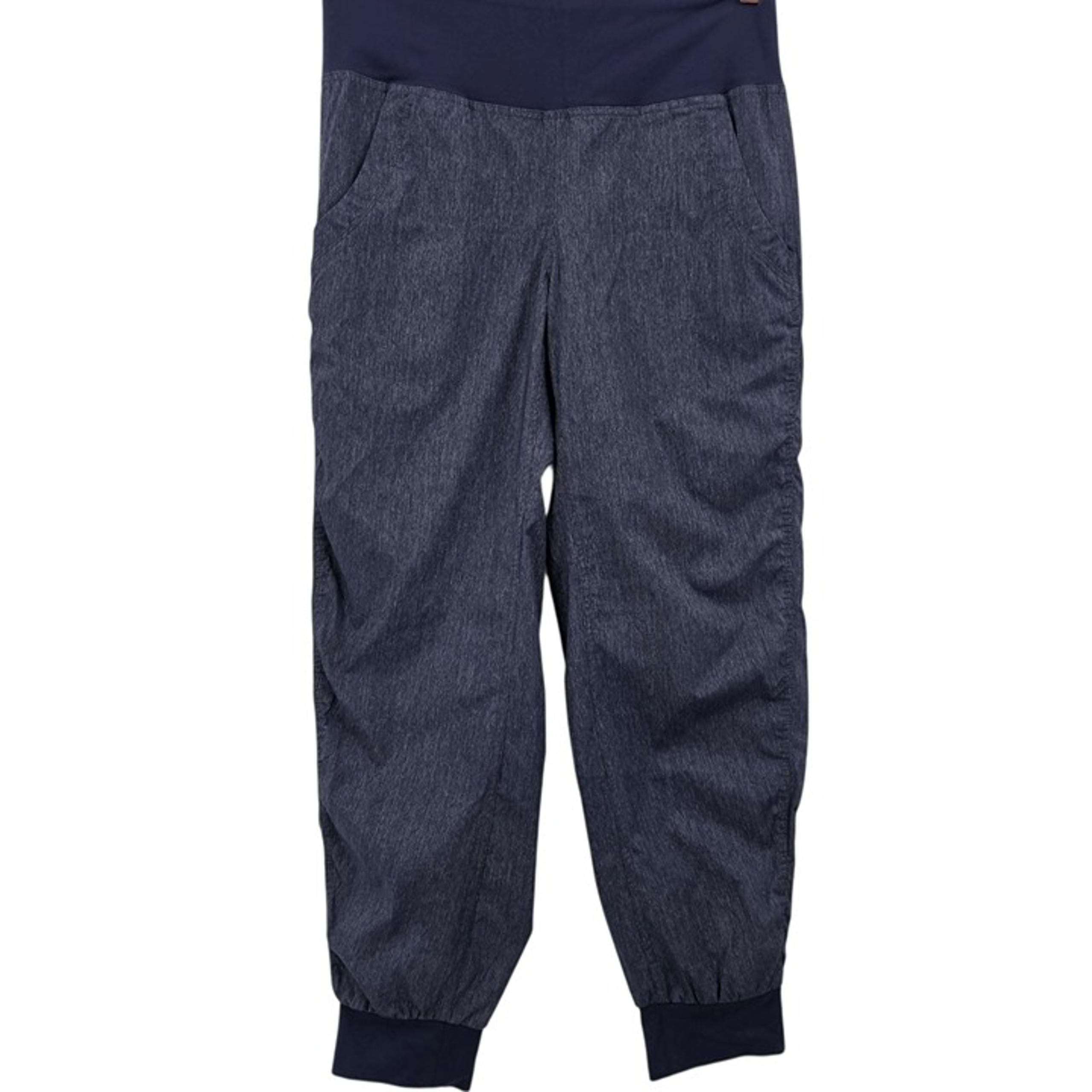 Prana Womens S Blue Heathered Cuffed Summit Joggers