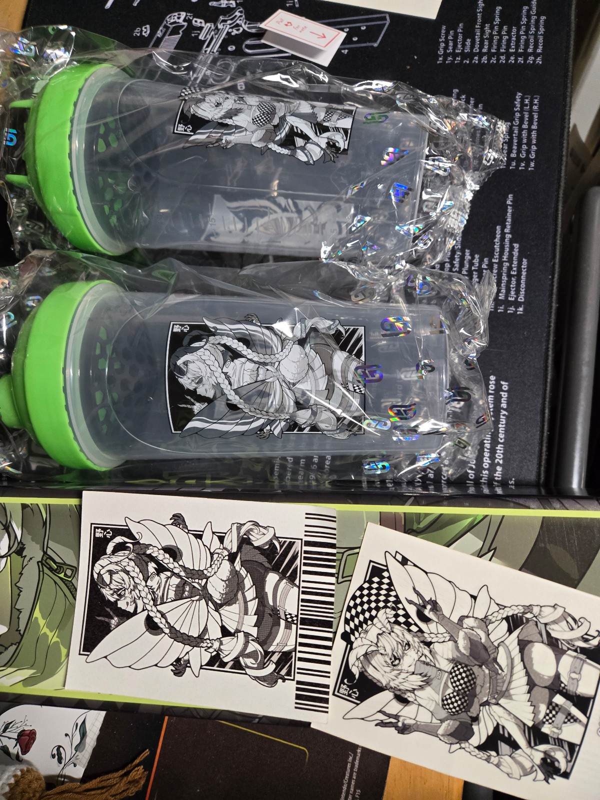 GamerSupps Waifu Creator Cup Juniper Actias Limited Edition Double Sided Cup