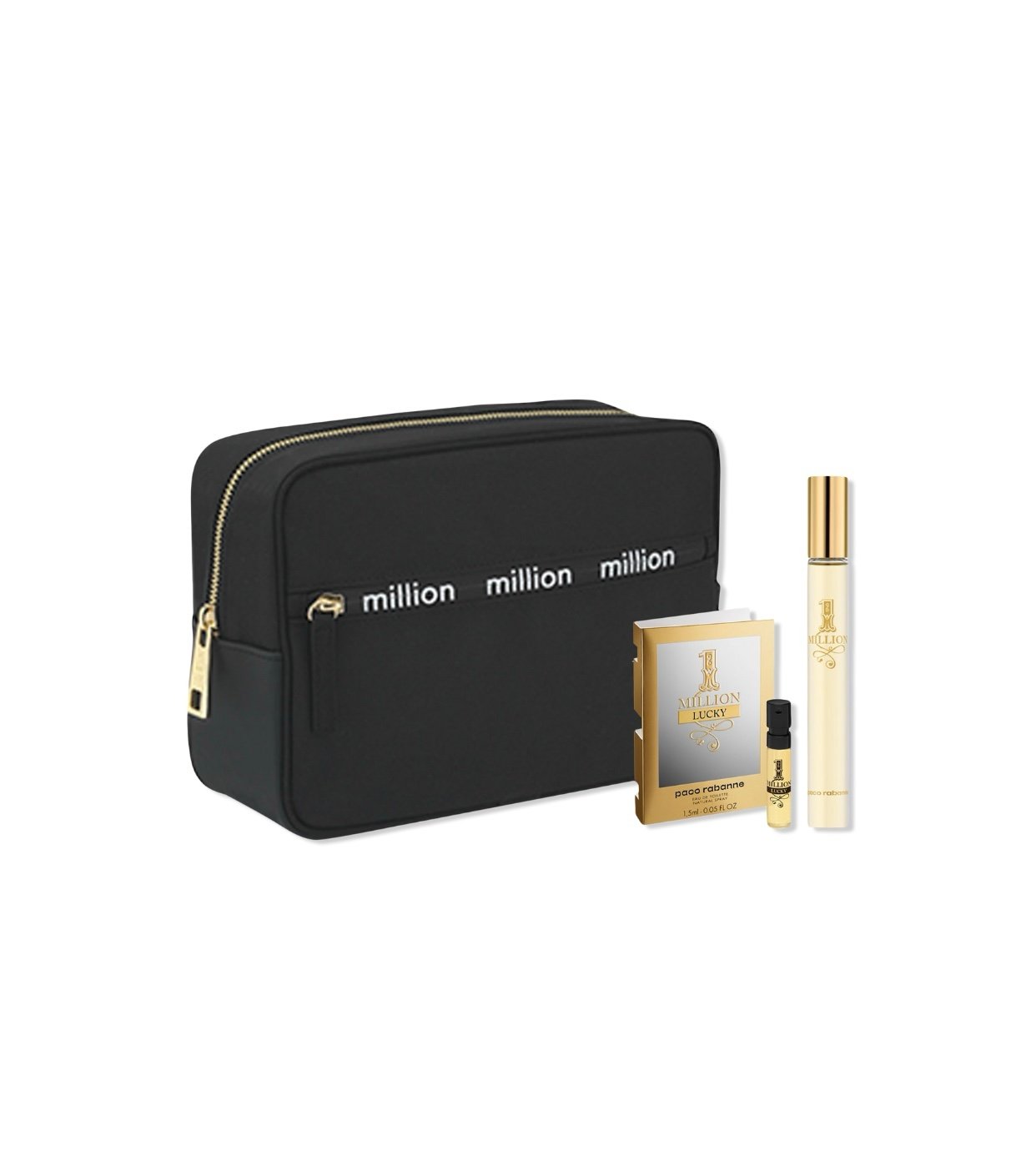 New men’s paco rabanne 1 million Eau de Toilette, bag, sample bundle