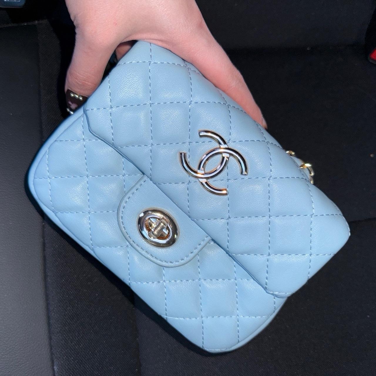 Small Baby Blue Purse