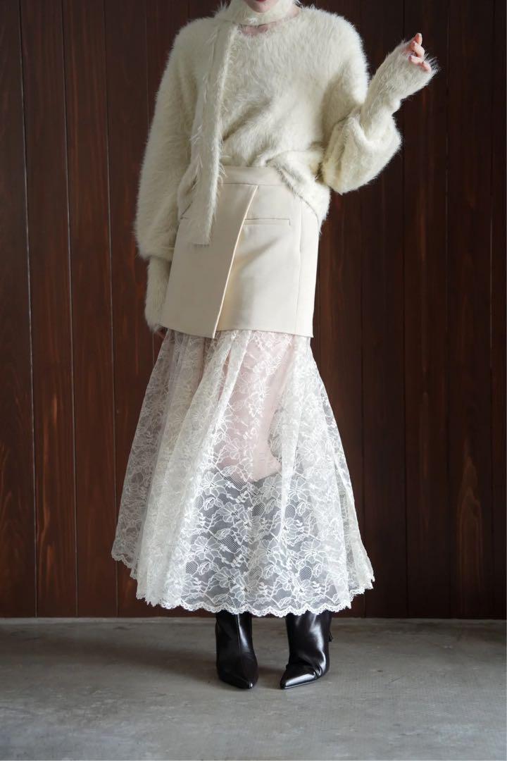 Acka original skirt（acka original tulle skirt white