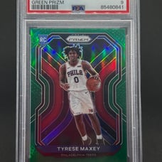 Tyrese Maxey Rookie Prizm PSA 9
