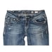 Size 28 MISS ME EASY CAPRI JEANS JE5159EP Crystals Cropped Spring Summer Denim