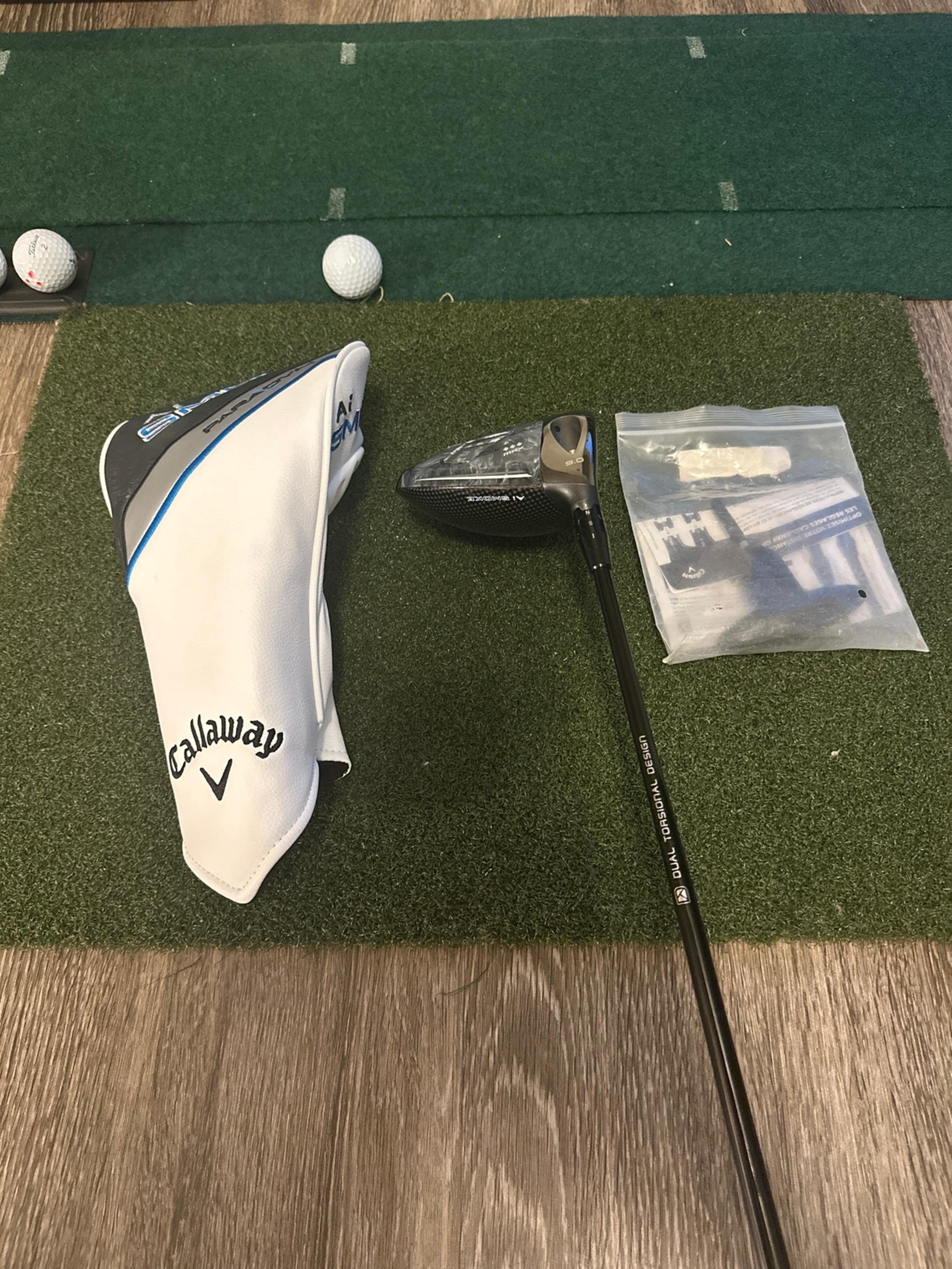 Callaway Ai Smoke Triple Diamond Max 9° Hzrdus Gen 4 black 70g Stiff – 45.75