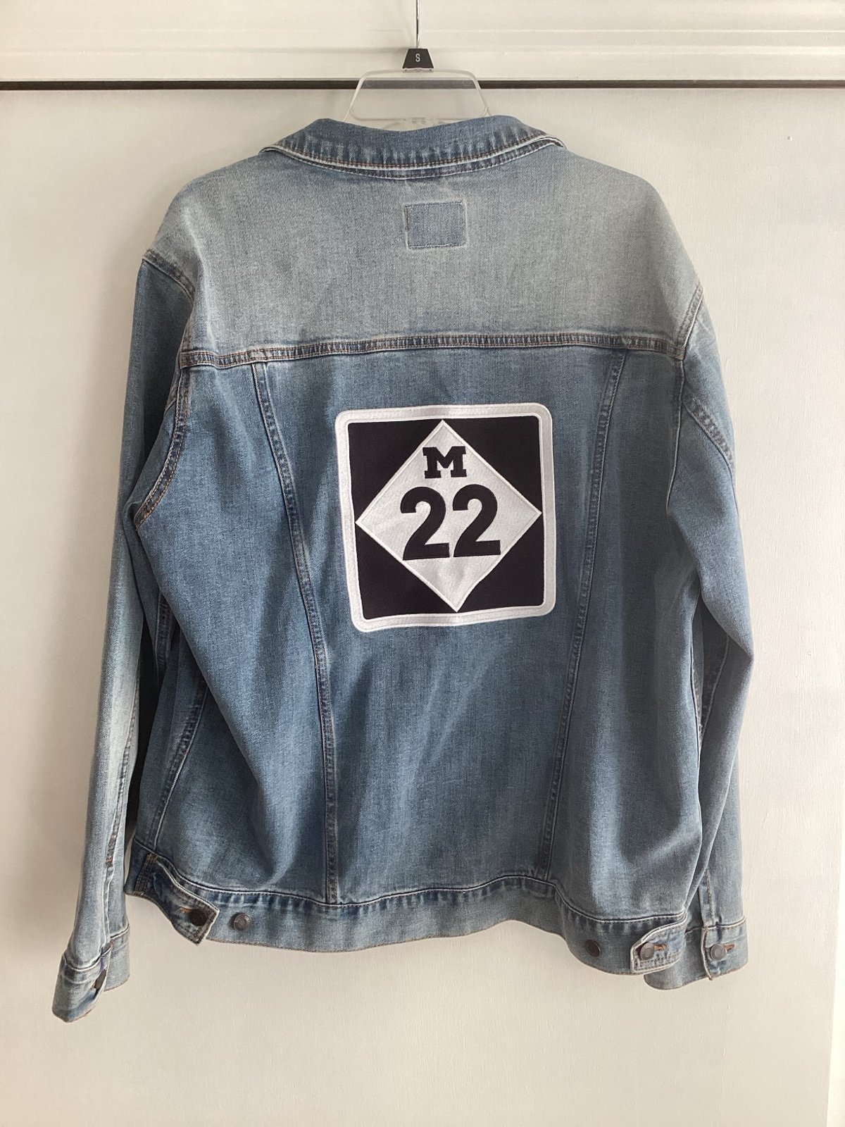 Men’s M22 Denim Jacket, Size Large