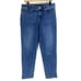 Talbots Jeans Size 8 Womens Blue Flattering Denim Boyfriend Stretch High Rise