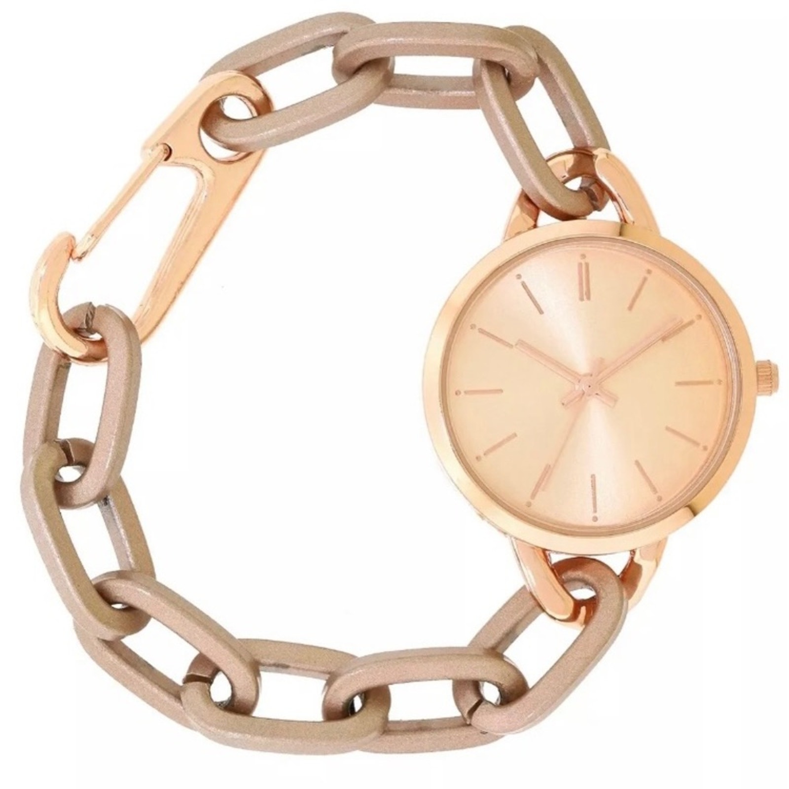 INC INTERNATIONAL CONCEPTS Women's Rose Gold-Tone Chain Bracelet Watch 32mm