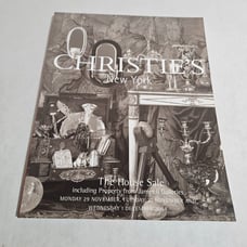 Christie's NY The House Sale including Property from James II Galleries 2004