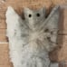 Demonic Covid 19 hand Carved Bat quartz crystal cluster