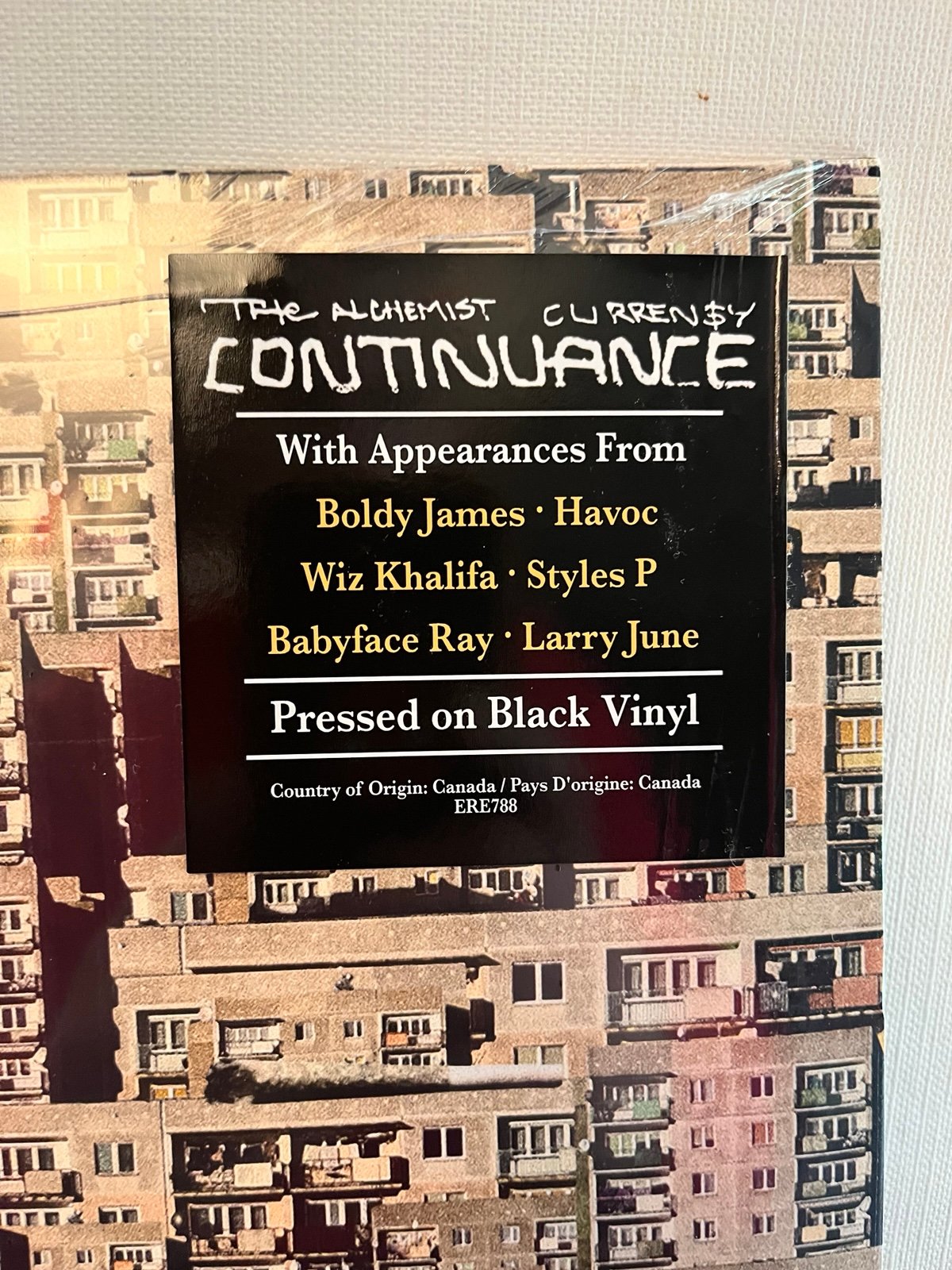 The Alchemist Currensy Continuance Vinyl Brand New