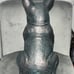 Garden french bulldog statue