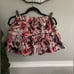 IRO Women's Mini Tiered Skirt Skort Shorts Multi Color Abstract Print Small
