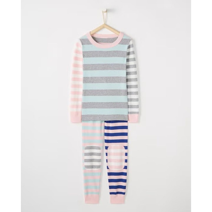 Hanna Andersson Long John Pajama Set in organic cotton size 10