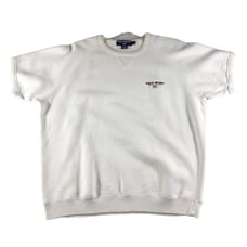Vintage Polo Sport Ralph Lauren Sweatshirt Mens Large White Pullover Sweater