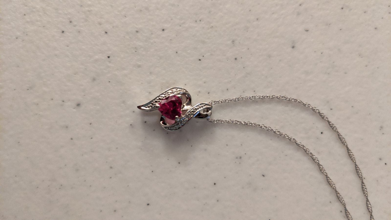 Ruby diamond necklace set