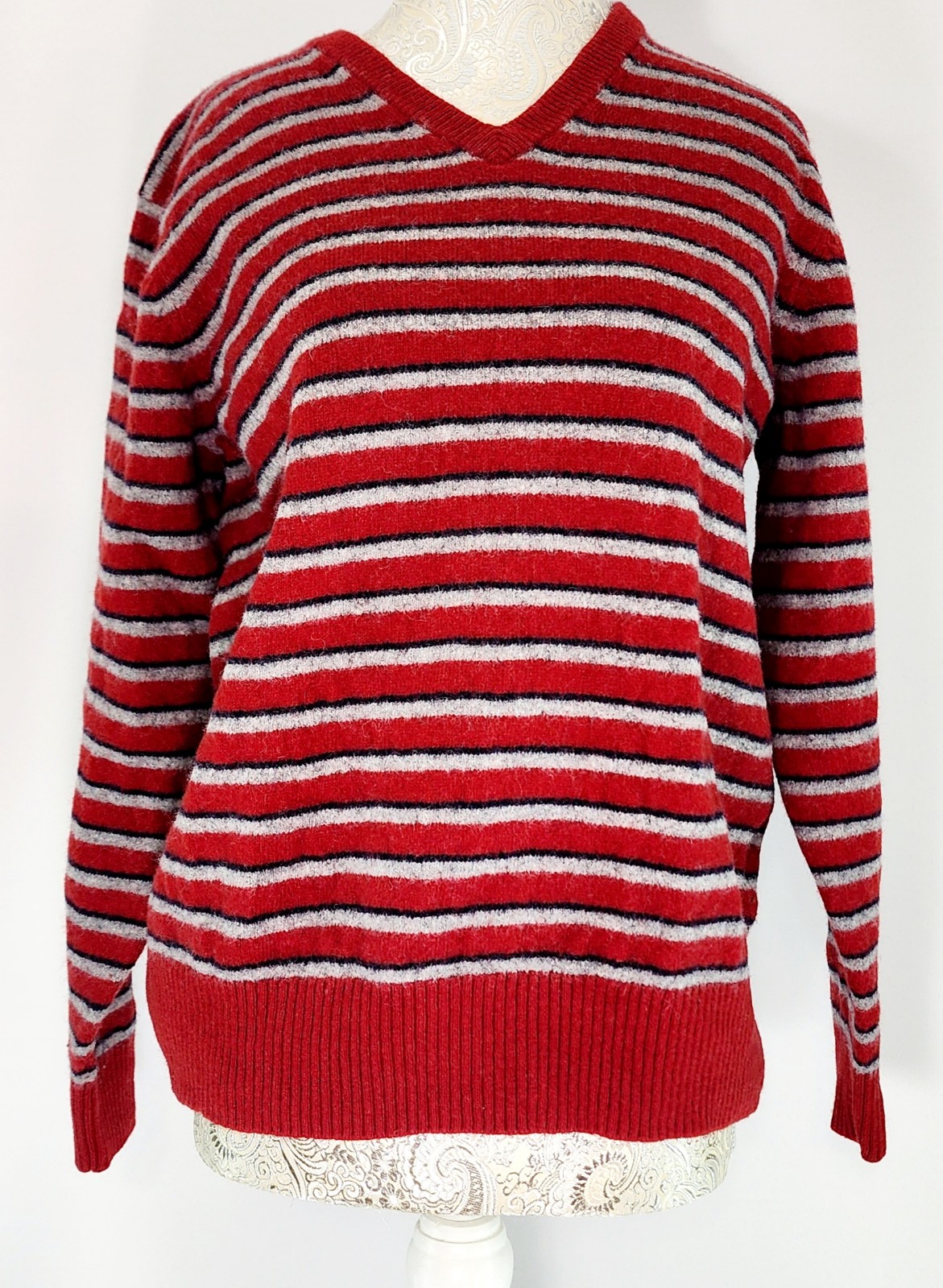 2 Uniqlo Lambswool v-neck sweaters