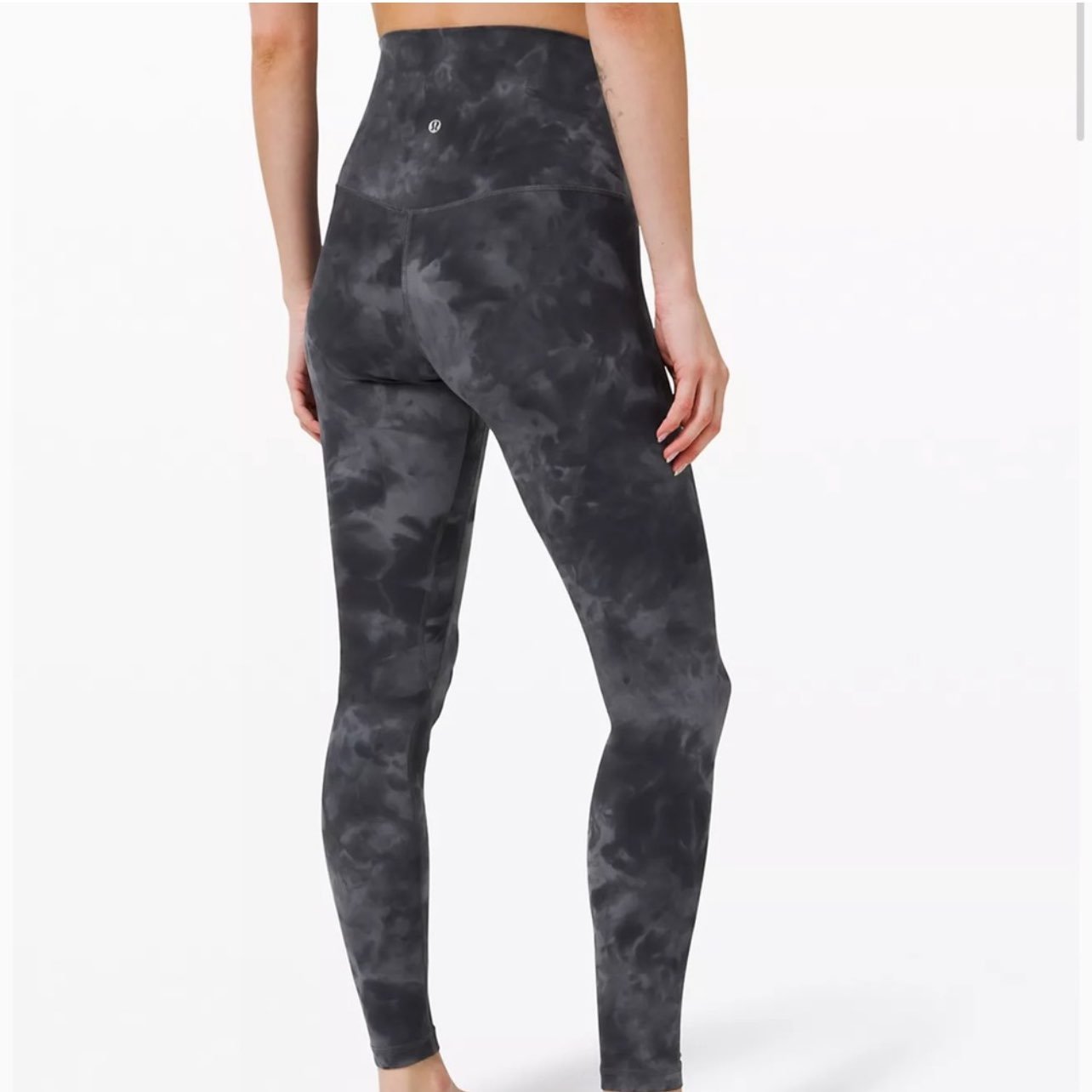 Lululemon Align Navy Blue and Grey Water color Leggings 6