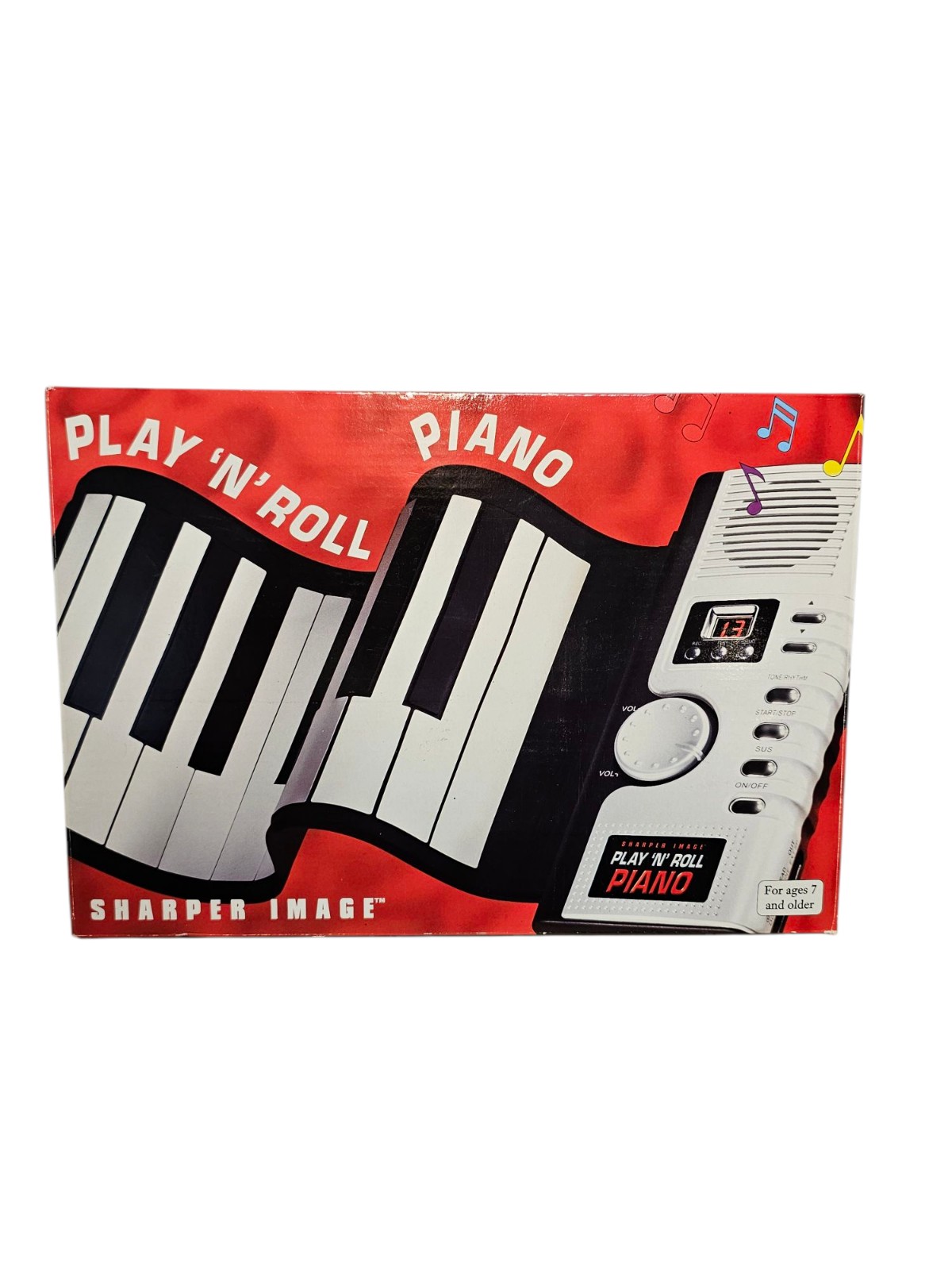 Vintage 2005 Sharper Image Play N Roll Piano New In Box