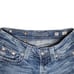 Miss me embellished bedazzled zipper pocket jeans size 25 je5732bl