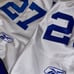Authentic El Salvador Dallas Cowboys Eddie George Jersey White Clean Mens 48 Nfl