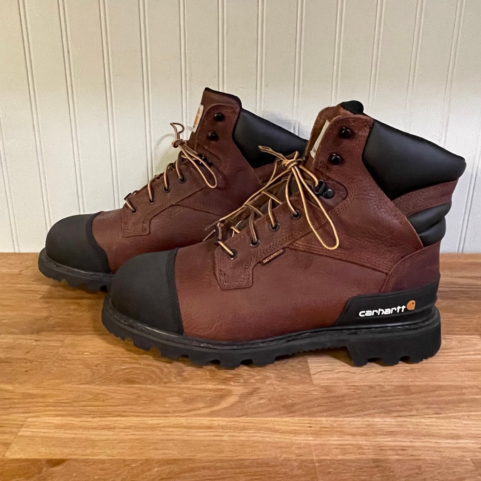 NEW Carhartt Men's CSA Waterproof Leather Insulated Work Boot (11.5W)