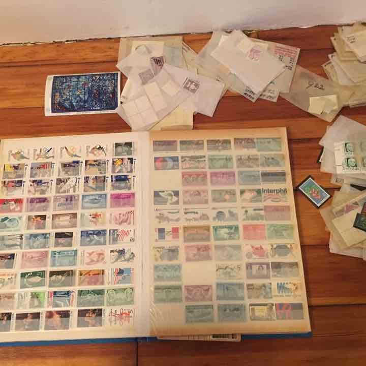 Vintage stamp collection
