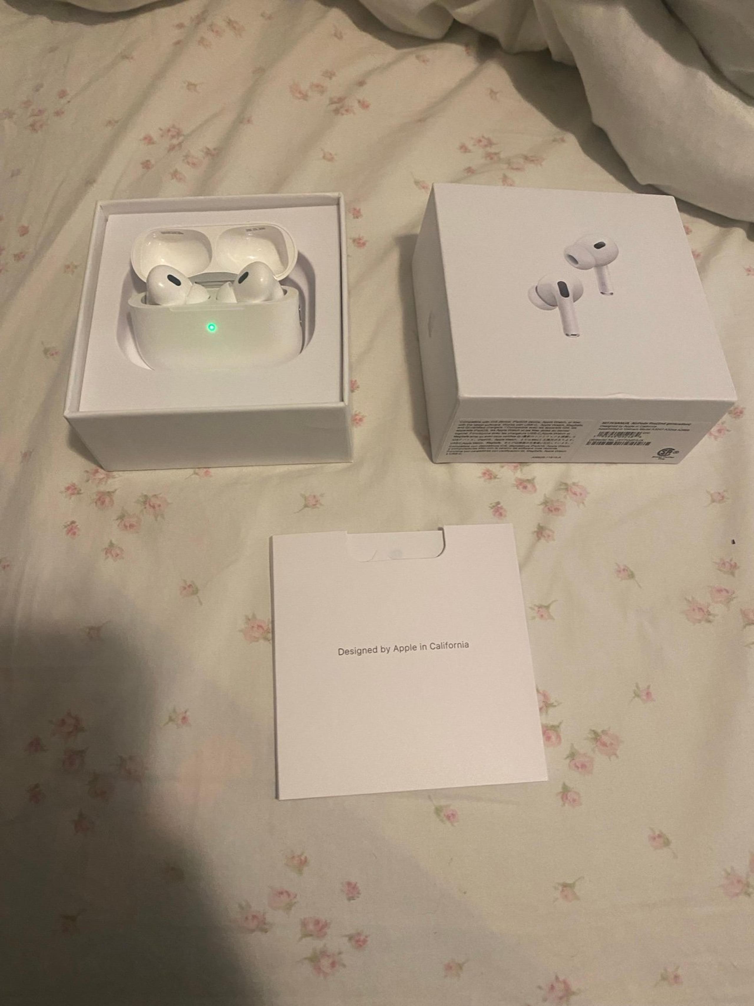 Apple AirPods Pro 2nd Generation with Charging Case in White