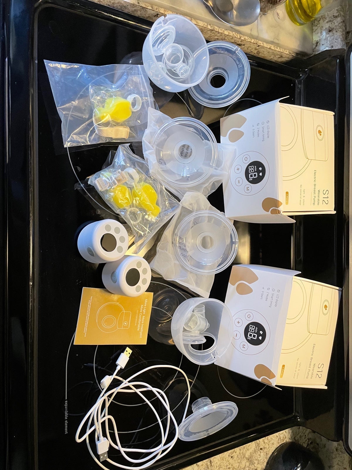 wearable breast pump