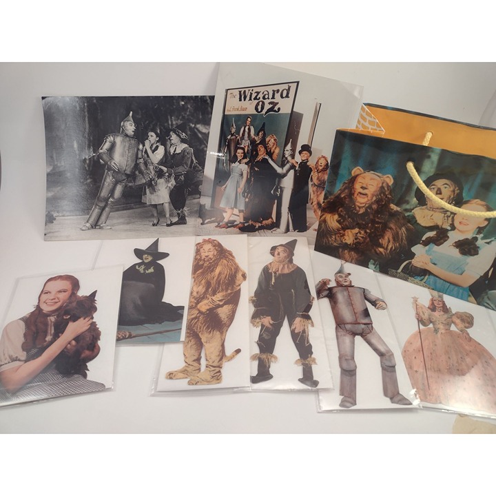 The Wizard Of Oz Character Cutouts Cards Bag Photos Stickers Dorothy Glenda