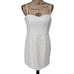 French connection white lace strapless lace wedding Beach dress size 10 new!!
