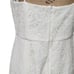 French connection white lace strapless lace wedding Beach dress size 10 new!!