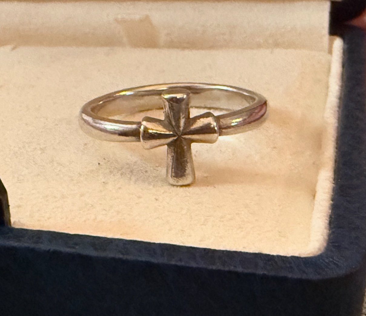 James Avery Retired St. Teresa Cross Ring