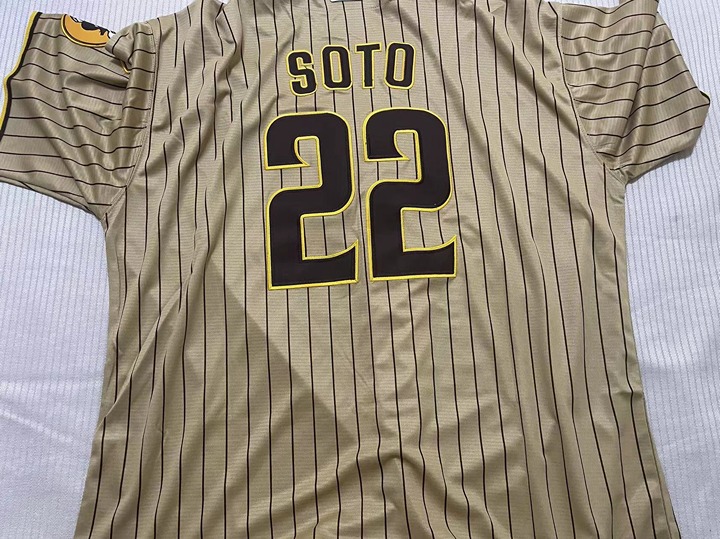 Jersey MLB Men's San Diego Padres Nike Brown Road Juan Soto Jersey