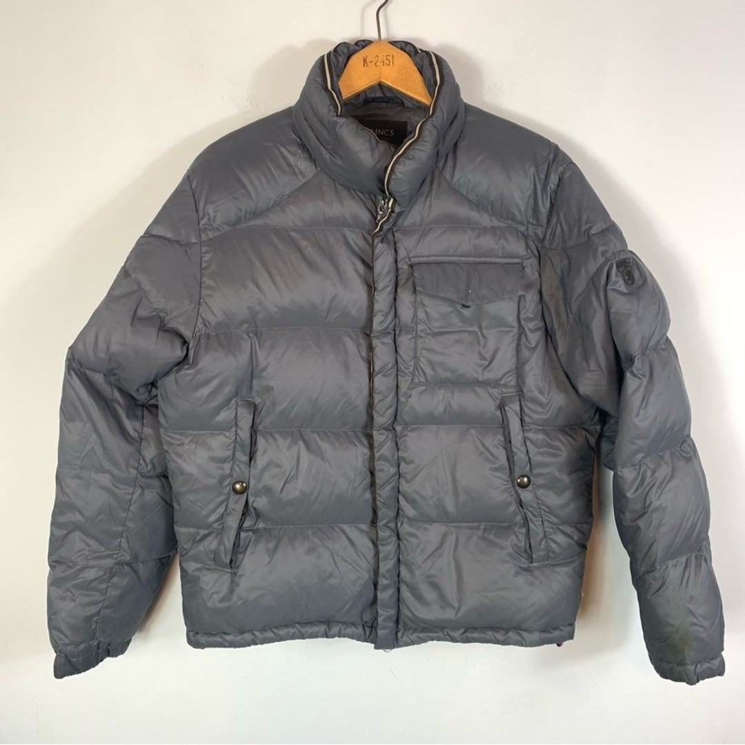 Linc's DC & Co Medium Down Filled Puffer Coat Jacket Gray