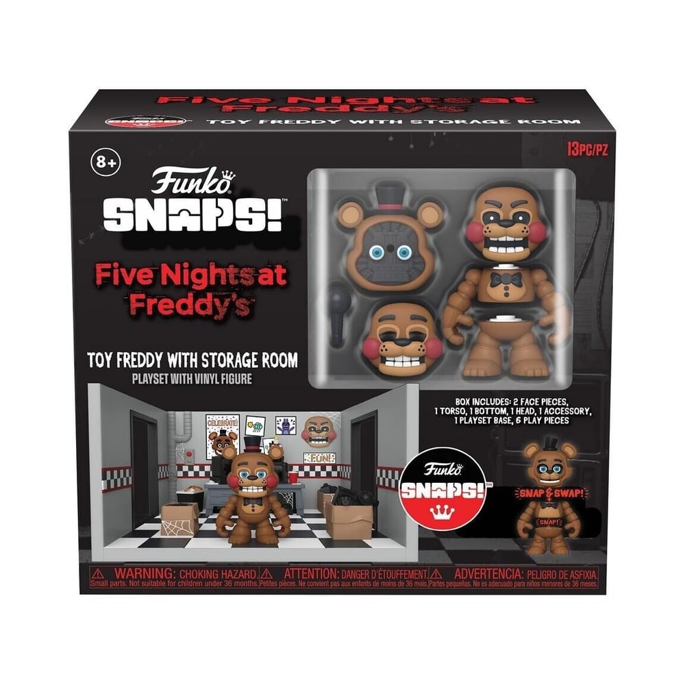Funko Snap! Five Nights at Freddy's Toy Freddy with Storage Room Playset