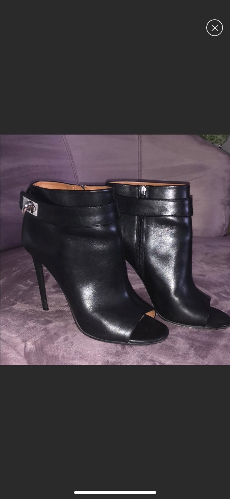 Givenchy shark line ankle boots size 39