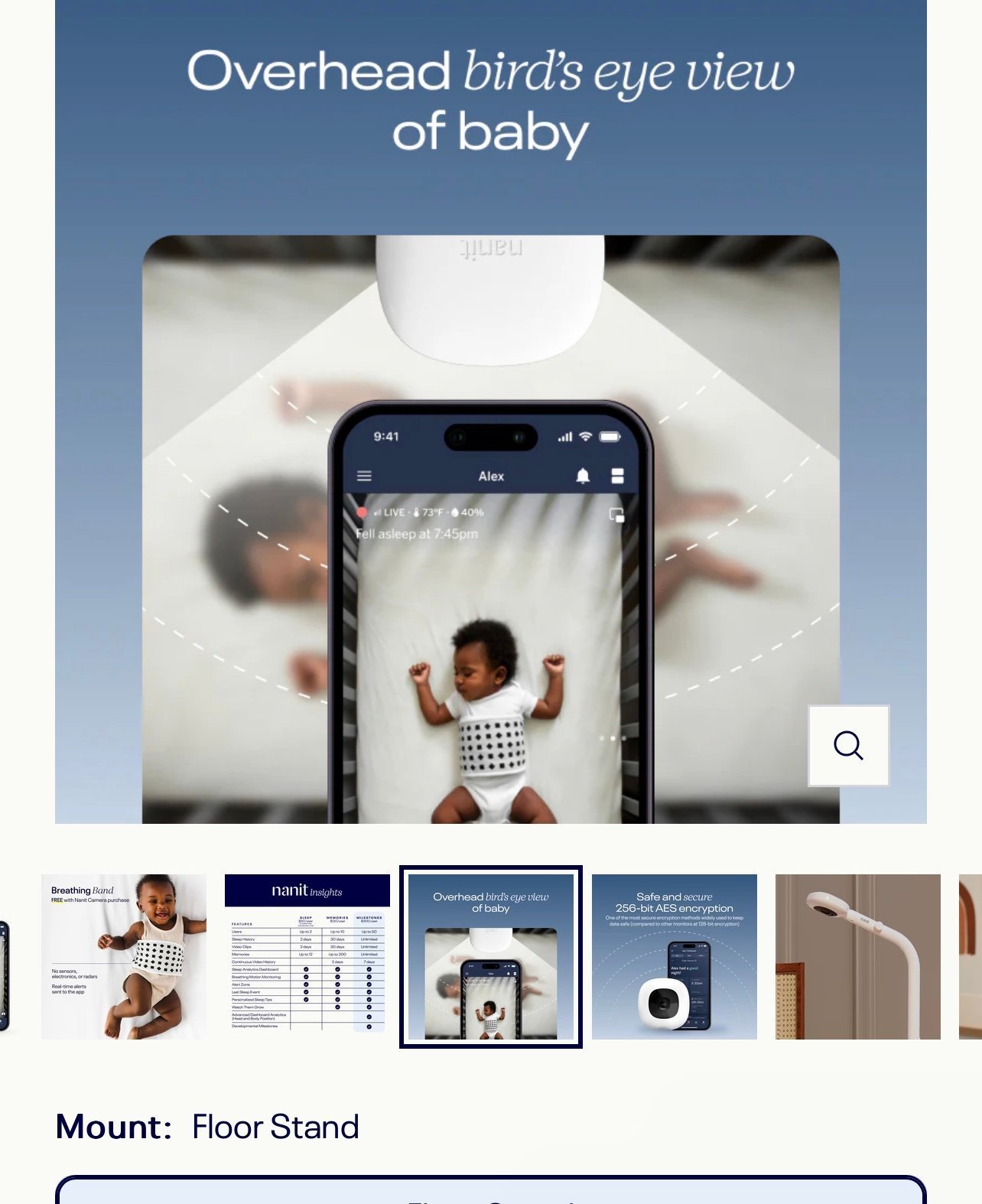 baby monitor with camera