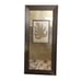 Set of 2 Wall Hanging Home Decor/Print with Leaves- Wooden Frame- Item #8617
