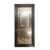 Set of 2 Wall Hanging Home Decor/Print with Leaves- Wooden Frame- Item #8617