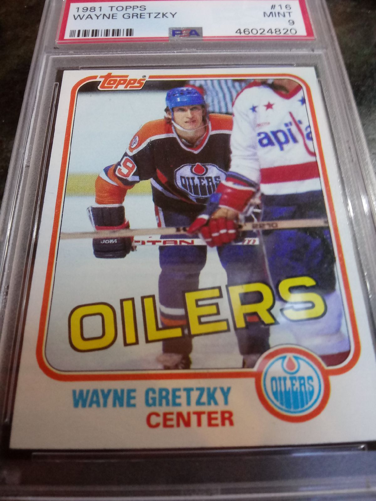 WAYNE GRETSKY Topps # 18 PSA 9 RARE