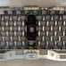 Inner chrome black front grill structure for some 2020-2022 Aviator Black Label
