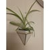 New Set of 2 Trigg Hanging Planter Vase for Wall Decor - (White/Brass)