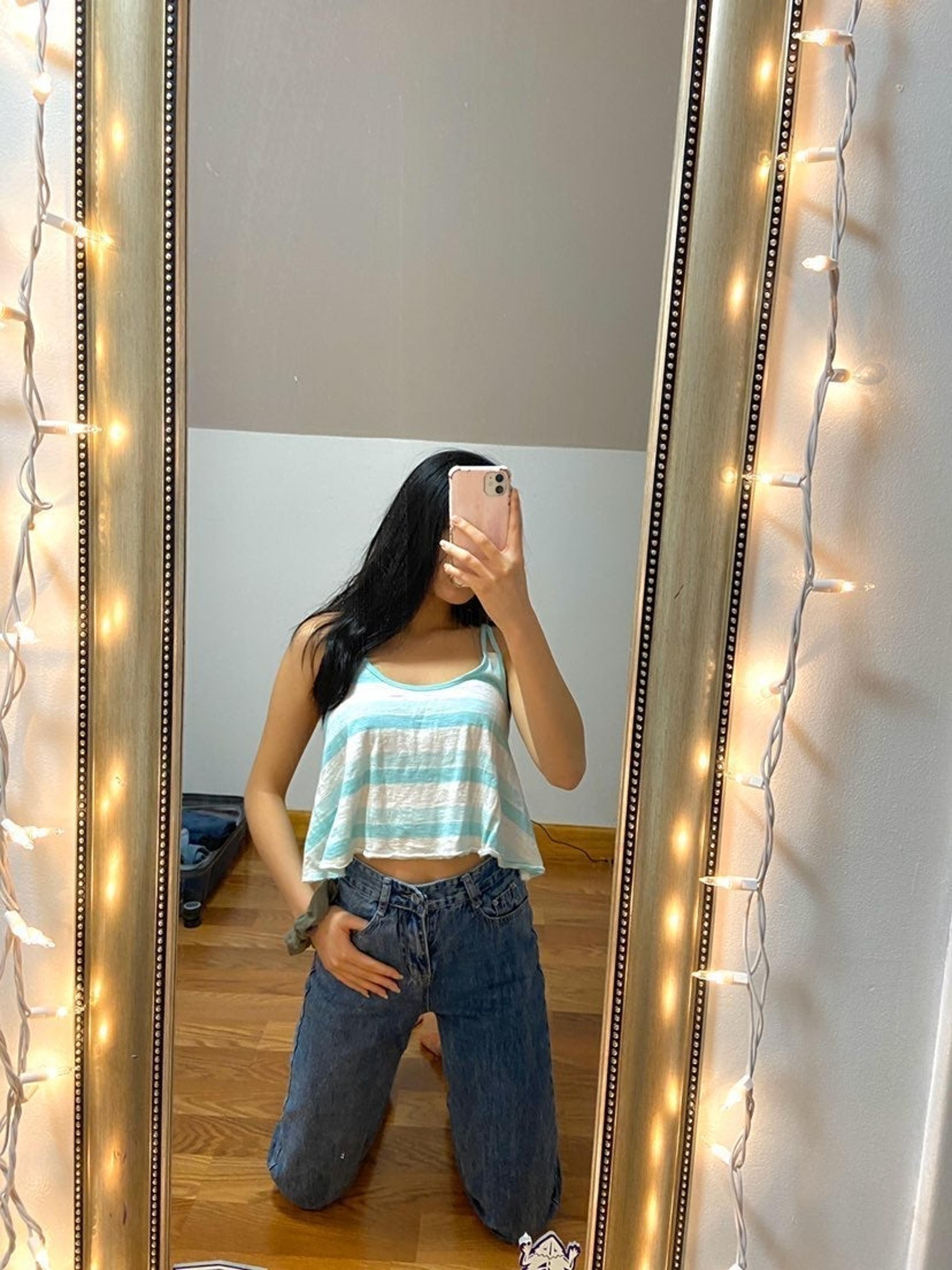 Hollister crop Tank strappy back