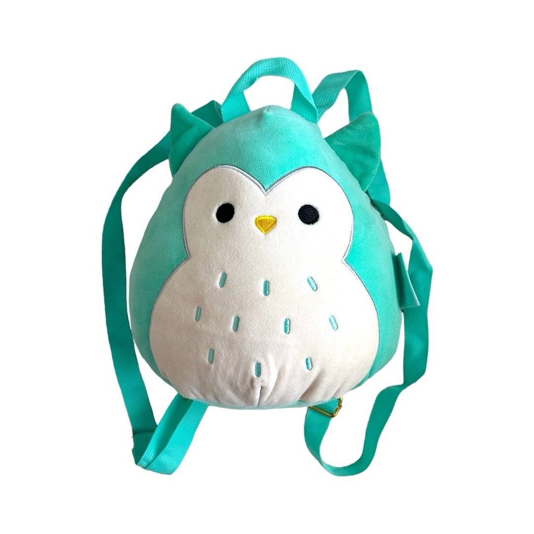 Squishmallows Winston The Owl 12 Inch Plush Backpack