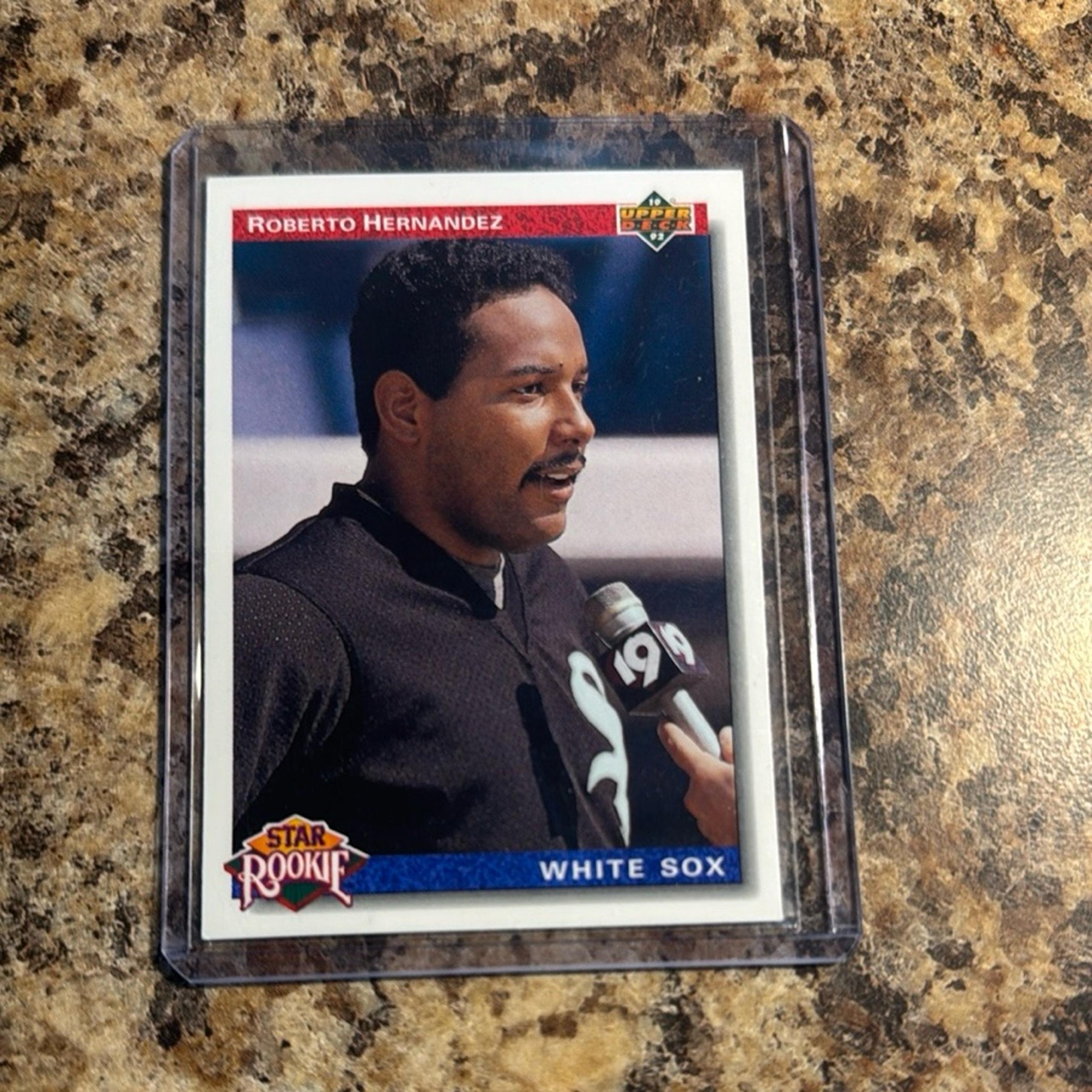 VVintage 1991 Upper Deck Roberto Hernandez #7 Baseball Trading Card Item #ME4987