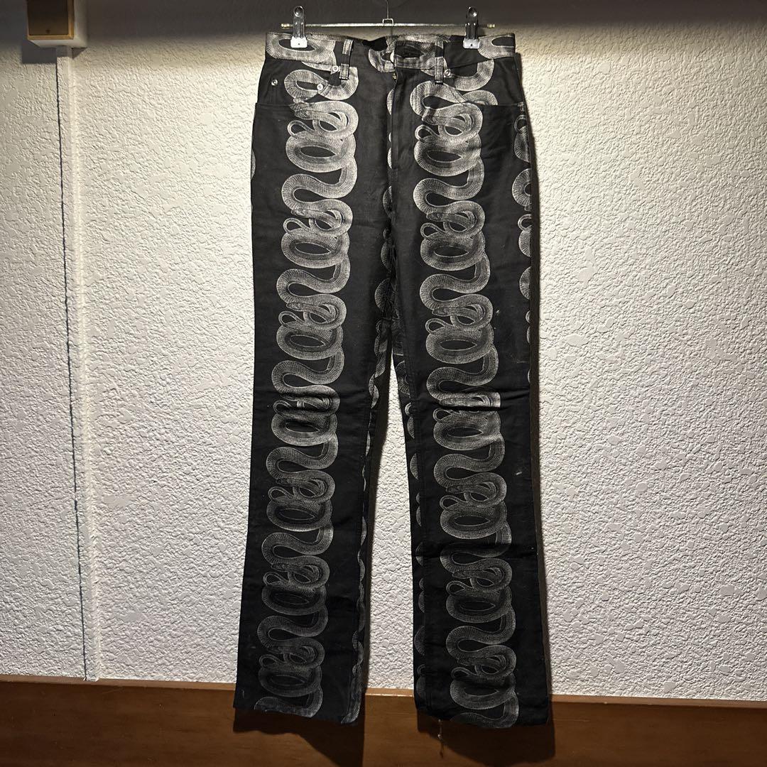 Hysterics Snake Pattern Pants, Size M, NO.3 AP-2592