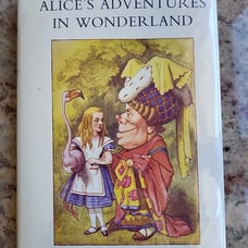 Alice's Adventures In Wonderland Carroll Hardcover with Dustjacket 1977
