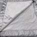 Cloud Island Gray Baby Blanket Plush Satin Solid Grey Fuzzy Target Crib 30x38